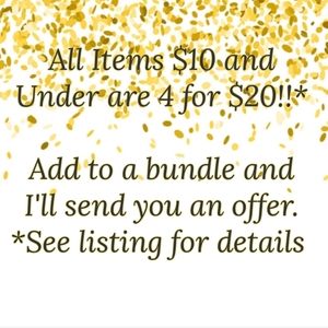 Closet Sale! 4 for $20! Read for details!